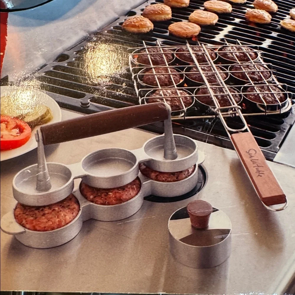 Sur La Table Slider Tools Set Stainless Steel with Wood Handle